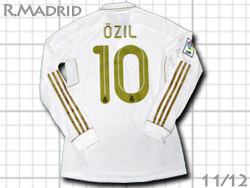 Real Madrid 2011-2012 Home #10 OZIL adidas　レアルマドリード　ホーム　エジル　アディダス