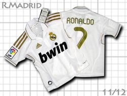 Real Madrid 2011-2012 Home Infant #7 RONALDO adidas　レアルマドリード　ホーム　インファント　幼児用　クリスチアーノ・ロナウド　アディダス G33704