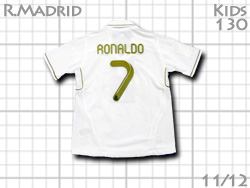 Real Madrid 2011-2012 Home Kids #7 RONALDO adidas　レアルマドリード　ホーム　子供用　クリスチアーノ・ロナウド　アディダス v13655