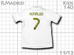 Real Madrid 2011-2012 Home Kids #7 RONALDO adidas　レアルマドリード　ホーム　子供用　クリスチアーノ・ロナウド　アディダス v13655