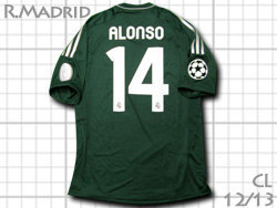 Real Madrid 12/13 3rd #14 ALONSO adidas　レアルマドリード　サード　シャビ・アロンソ　110周年　アディダス