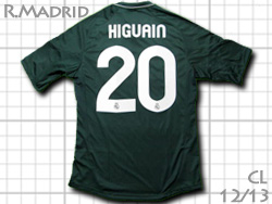 Real Madrid 12/13 3rd #20 HIGUAIN adidas　レアルマドリード　サード　ゴンサロ・イグアイン　110周年　アディダス