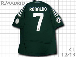Real Madrid 12/13 3rd #7 RONALDO adidas　レアルマドリード　サード　クリスチアーノ・ロナウド　110周年　アディダス