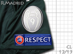 Real Madrid 12/13 3rd RESPECT adidas　レアルマドリード　サード　リスペクトパッチ付き　110周年　アディダス