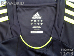 Real Madrid 12/13 Away adidas　レアルマドリード　アウェイ　110周年　アディダス　X21992