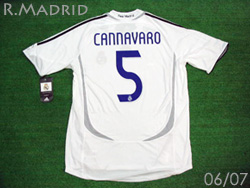 Real Madrid 2006-2007 #5 CANNAVARO レアルマドリード　カンナバーロ
