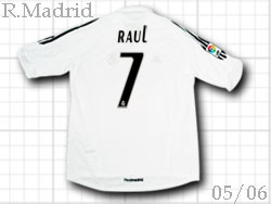 Real Madrid 2005-2006 #7 RAUL　レアルマドリード　ラウル　チャンピオンズリーグ