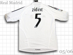 Real Madrid 2005-2006 Home #5　ZIDANE　レアルマドリード　ジダン