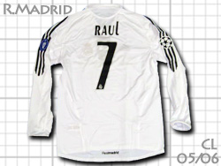Real Madrid 2005-2006 #7 RAUL　レアルマドリード　ラウル　チャンピオンズリーグ