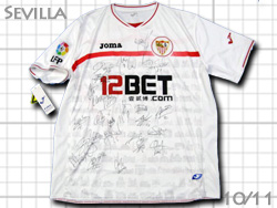 Sevilla FC 2010-2011 Home autograph 23 players #7 J. NAVAS@Zr[W@z[@23I蒼MTC@wXXEioX