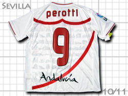 Sevilla FC 2010-2011 Home autograph 23 players #9 PEROTTI@Zr[W@z[@23I蒼MTC@ybeB