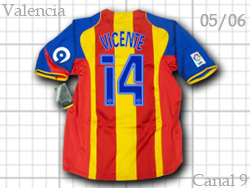 Valencia 2005-2006　#14 VICENTE　ヴァレンシア　ヴィセンテ