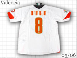 Valencia 2005-2006　#8 BARAJA　ヴァレンシア　ルベン・バラハ