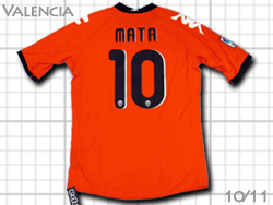Valencia CF 2010-2011 Away #10 Juan MATA Kappa　カッパ　バレンシア　アウェイ　フアン・マタ