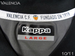 Valencia CF 2010-2011 GK Kappa　カッパ　バレンシア　ゴールキーパー