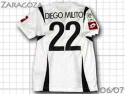 Real Zaragoza 2006-2007 Home #22 DIEGO MILITO　レアル･サラゴサ　ディエゴ･ミリート