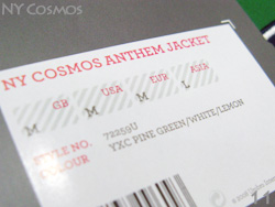 NEWYORK COSMOS 2011 Anthem Jacket umbro　ニューヨーク・コスモス　アンブロ　アンセム・ジャケット