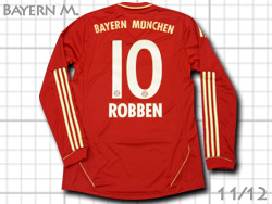 FC Bayern Munchen 2011/2012 Home #10 ROBBEN　バイエルン・ミュンヘン　ホーム　ロッベン　v13553