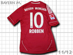 FC Bayern Munchen 2011/2012 Home #10 ROBBEN　バイエルン・ミュンヘン　ホーム　ロッベン　v13554
