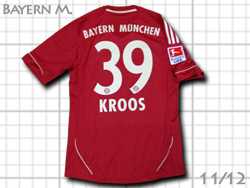 FC Bayern Munchen 2011/2012 Home #39 KROOS　バイエルン・ミュンヘン　ホーム　クロース　v13554