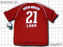 Bayern Munchen Home 2006-2007 #21 LAHM バイエルンミュンヘン　ホーム　フィリップ・ラーム