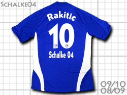 Schalke04 08/09/10 Home #10 Rakitic adidas@VP04@z[@C@ELeBb`@AfB_X