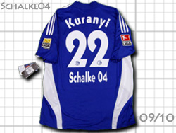 Schalke04 08/09/10 Home #22 Kuranyi adidas@VP04@z[@PrENj[@AfB_X
