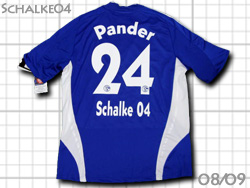 Schalke04 08/09 Home #24 Pander adidas@VP04@z[@pf[@AfB_X