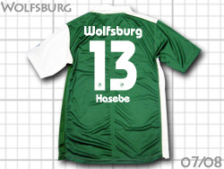 Wolfsburg 2007/2008 Home #17 Hasebe NIKE@HtXuO@{tXuO@z[@J@iCL@257345