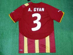 Ghana 2010 Away@#3 A. GYAN  K[i\@AEFC@ubNX^[Y@M