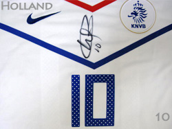 Holland 2010 Away #10 SNEIJDER Autograph　オランダ代表　アウェイ　スナイデル　直筆サイン入り