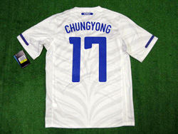 Korea Home 2010 #17 Lee Chung-Yong　韓国代表　アウェイ　李菁龍　ボルトン所属
