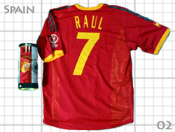Spain 2002 Home Authentic #7 Raul@XyC\@z[@I[ZeBbN@E