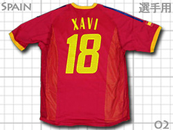Spain 2002 Home Authentic #18 XAVI@XyC\@Idl@z[@VrEGifX