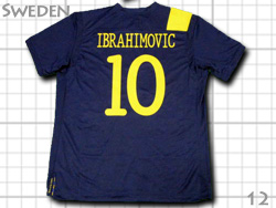 Sweden Euro2012 Away #10 IBRAHIMOVIC umbro　スウェーデン代表　アウェイ　ズラタン・イブラヒモビッチ　欧州選手権12　アンブロ