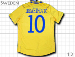 Sweden Euro2012 Home #10 IBRAHIMOVIC' umbro　スウェーデン代表　ホーム　欧州選手権12　イブラヒモビッチ　アンブロ