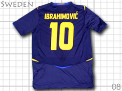 Sweden 2008 Away #10 IBRAHIMOVIC' スウェーデン代表　ズラタン・イブラヒモビッチ
