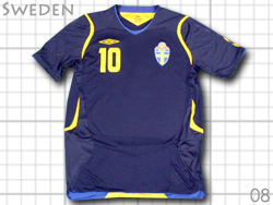 Sweden 2008 Away #10 IBRAHIMOVIC' スウェーデン代表　ズラタン・イブラヒモビッチ