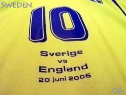 Sweden 2006 Home #10 Zlatan Ibrahimovic　スウェーデン代表　ホーム　イブラヒモビッチ
