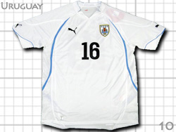 Uruguay 2010 Away #16 M. Pereira　ウルグアイ代表　アウェイ　ペレイラ