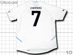 Uruguay 2010 Away #7 cavani　ウルグアイ代表　アウェイ　カバーニ