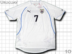 Uruguay 2010 Away #7 cavani　ウルグアイ代表　アウェイ　カバーニ