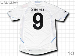 Uruguay 2010 Away #9 Suarez　ウルグアイ代表　アウェイ　ルイス・スアレス