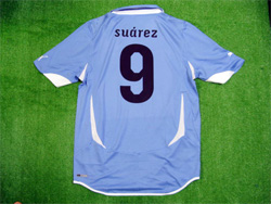 Uruguay 2010 Home #9 Suarez　ウルグアイ代表　ホーム　ルイス・スアレス