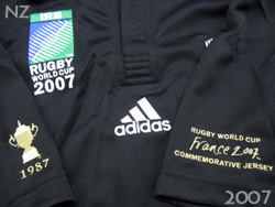 Rugby Newzealand Allblacks Home IRB2007  commemorative jersey adidas@I[ubNX@Or[[hJbv2007@LOf@AfB_X@adidas 619054