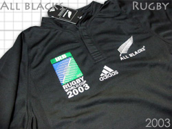 Rugby Newzealand Allblacks Home IRB2003  adidas@I[ubNX@Or[[hJbv2003@AfB_X@adidas