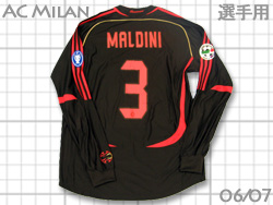 AC Milan 2006-2007 3rd #3 MALDINI　ACミラン　マルディーニ　実着用