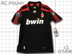2007〜2008 ACミラン　ユニフォーム　マルディーニ　サッカーゲームシャツ