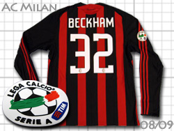 ACミラン 2008-2009 ユニフォームショップ AC Milan ロナウジーニョ