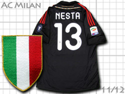 AC Milan 2011-2012 3rd #13 NESTA adidas　ACミラン　サード　アレッサンドロ・ネスタ　アディダス v13433